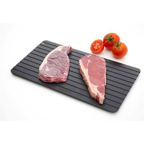 Fast Defrosting Tray Thaw Kitchen Quick Aluminum Thaw Plate - Image 6