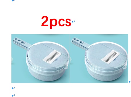 8 In 1 Mandoline Slicer Vegetable Slicer Potato Peeler Carrot Onion Grater With Strainer Vegetable Cutter Kitchen Accessories - Image 7