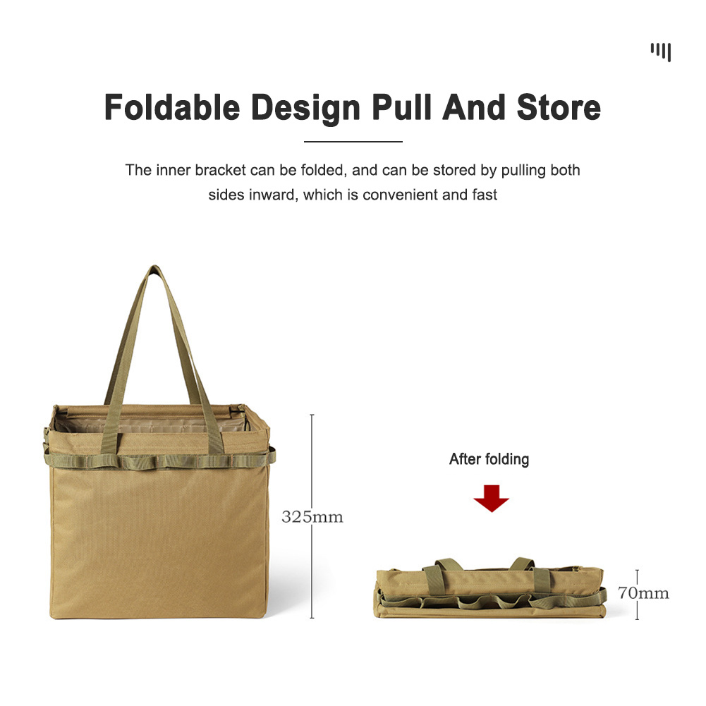 Outdoor Folding Storage Box Shopping Bag - Image 3
