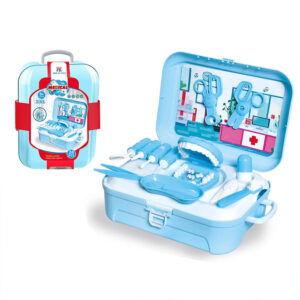 Children's Play Family Doctor Toy Backpack Storage Box