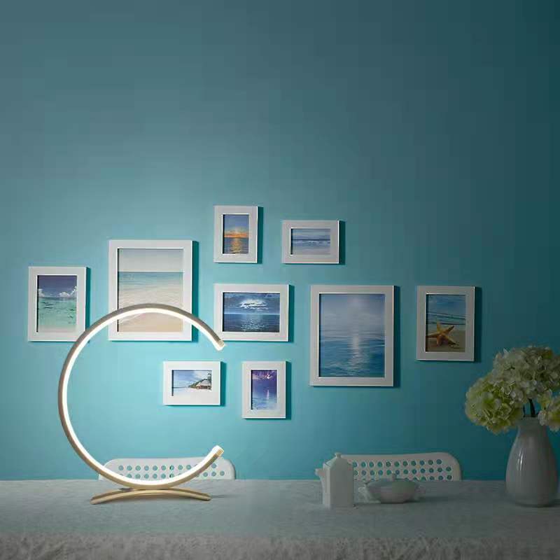 Letter LED Table Lamp Eye Protection Three-tone Light Smart Table Lamp Night Light - Image 5