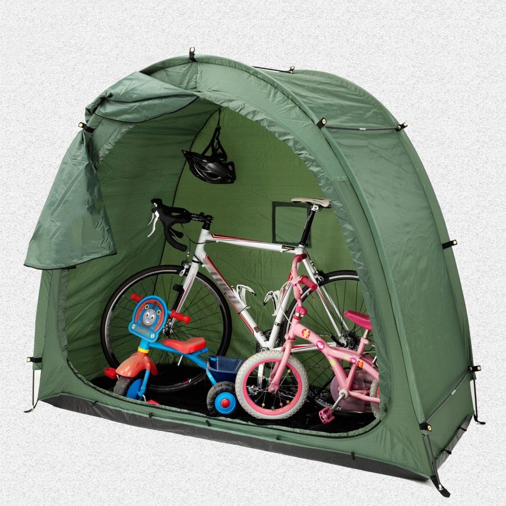 Parked mountain bike folding canopy - Image 6