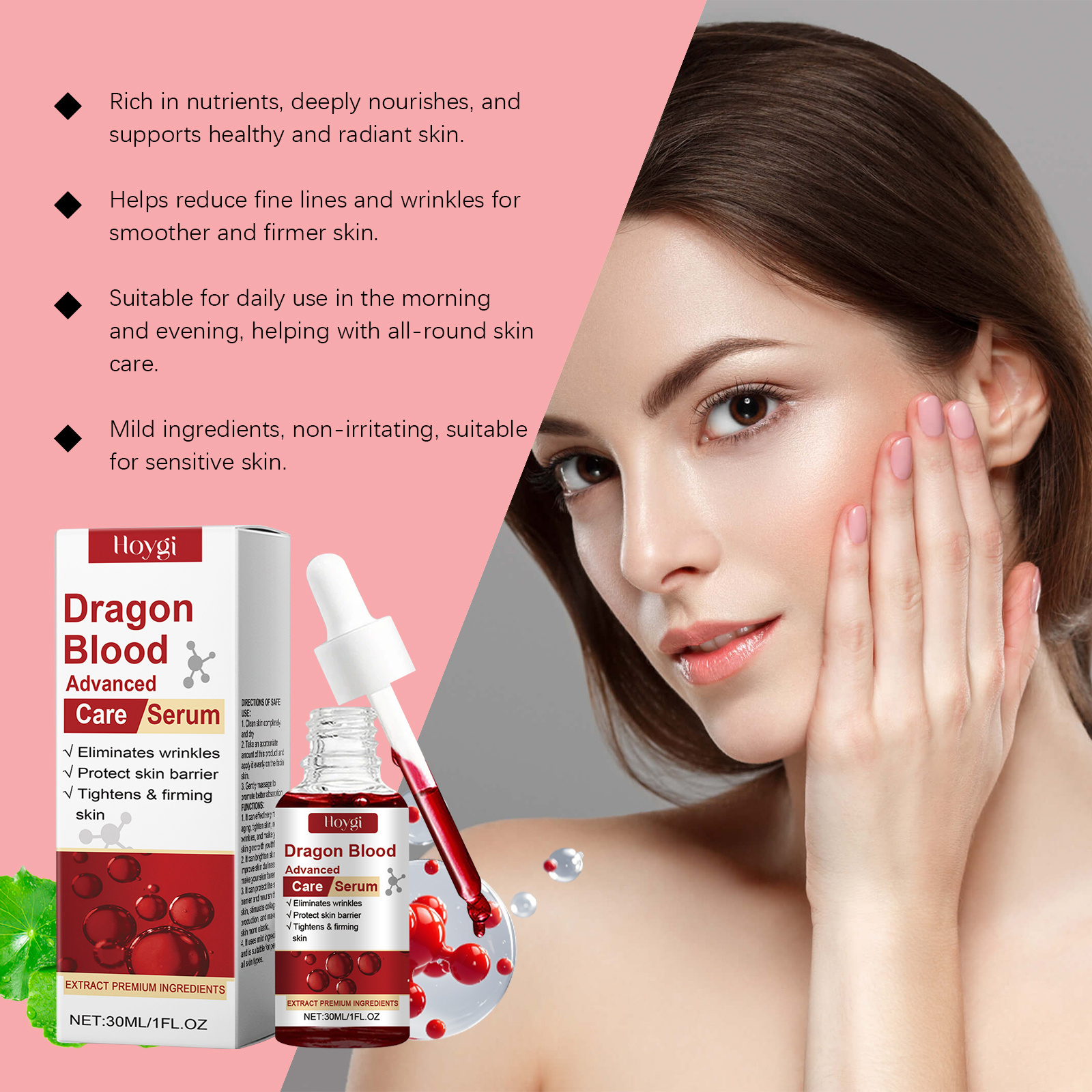 Hoygi Facial Serum Hydrating, Moisturizing, Firming, Skin, Facial, And Fine Lines - Image 7