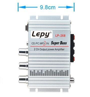 268 Amplifier DC12V Amplifier High-fidelity High-power Car/Motorcycle Hot Amplifier - Image 2