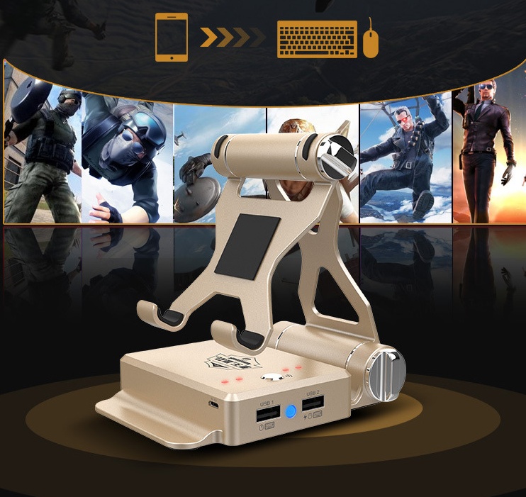 Compatible with Apple , Eat chicken artifact mouse keyboard mobile game controller - Image 7