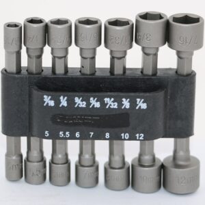 14pcs Power Nut Driver Set Dual Sae Metric Bit Mm And Standard   Shank Quick Change Power Nut Driver Bit Set Nutdrivers
