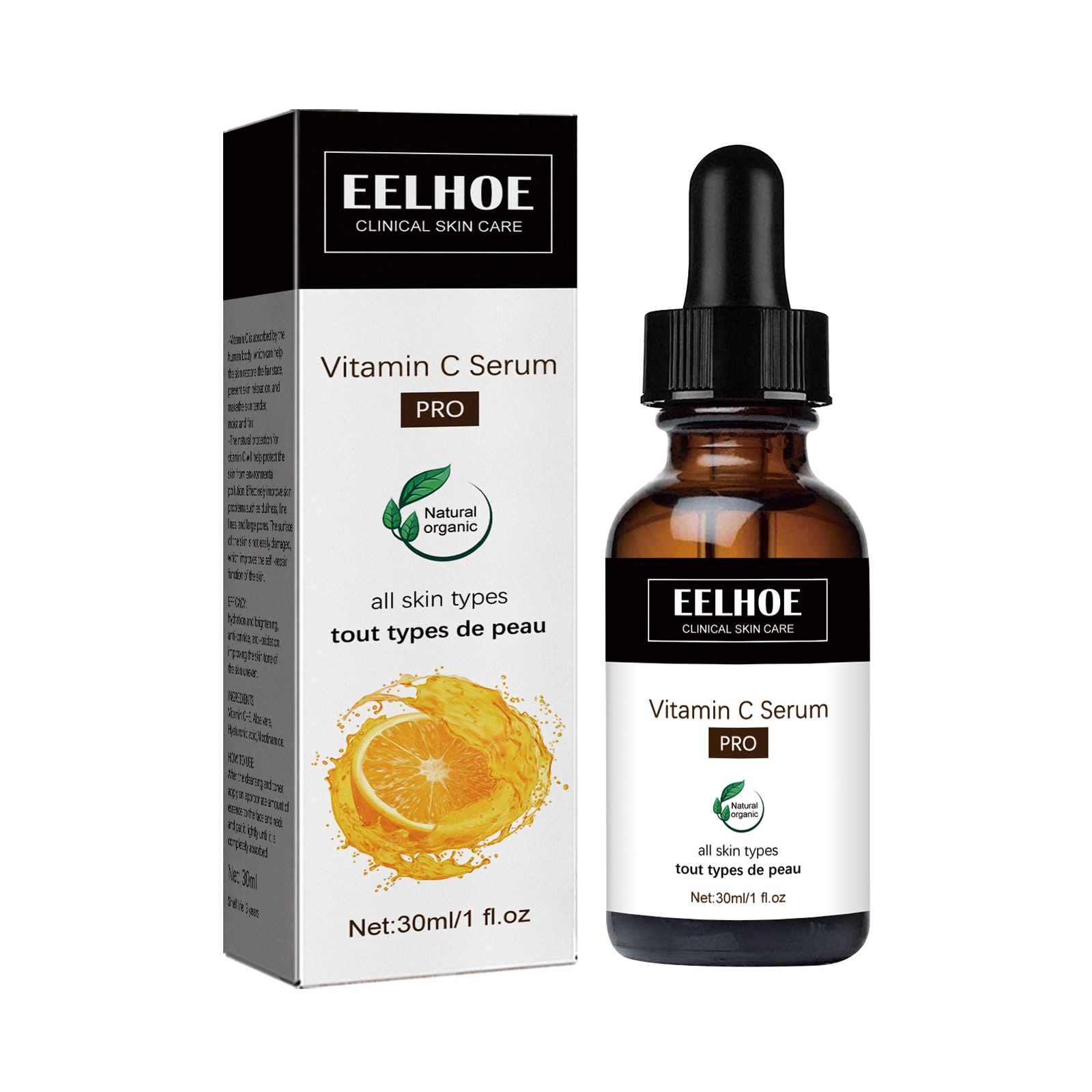 EELHOE Vitamin C Serum For Reducing The Appearance Of Fine Lines, Firming, And Moisturizing The Skin For A More Youthful Complexion - Image 2
