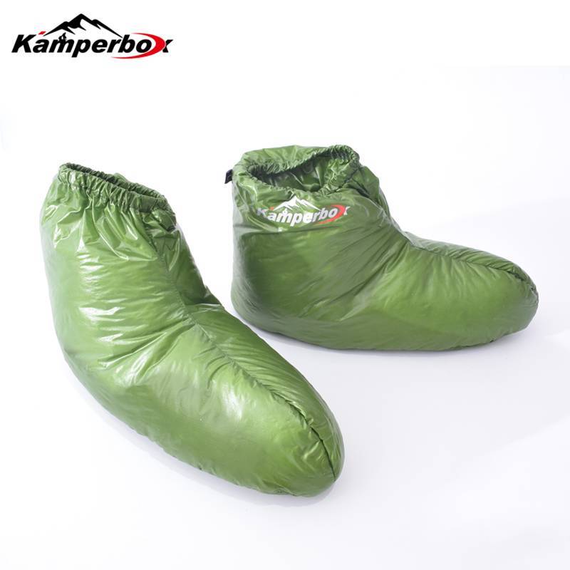 Kamperbox Down Socks Camping Down Boots Sleeping Bags Camping Down Socks - Image 5