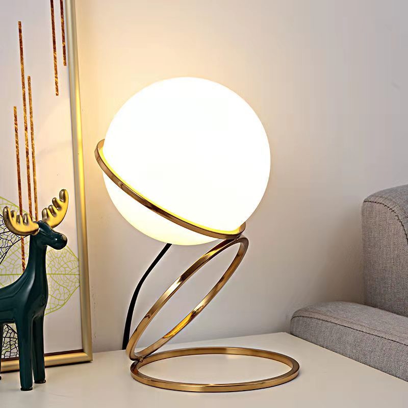 Modern Bedroom Bedside Ball Table Lamp - Image 7