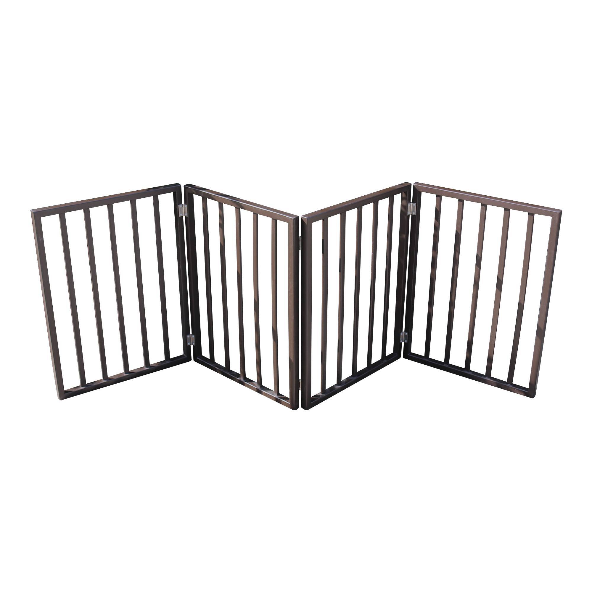 Pet Gate - Dog Gate For Doorways,Stairs Or House-standing, Folding - Image 7