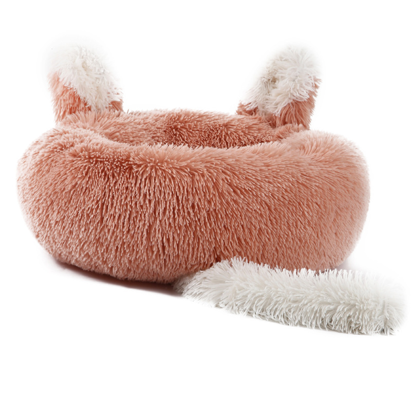 Rabbit Pet Nest Dog Bed In Winter - Image 3