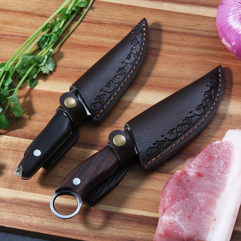Hunting Knife With Holster Peeling Boneless Meat Cutting Kitchen Knife - Image 4