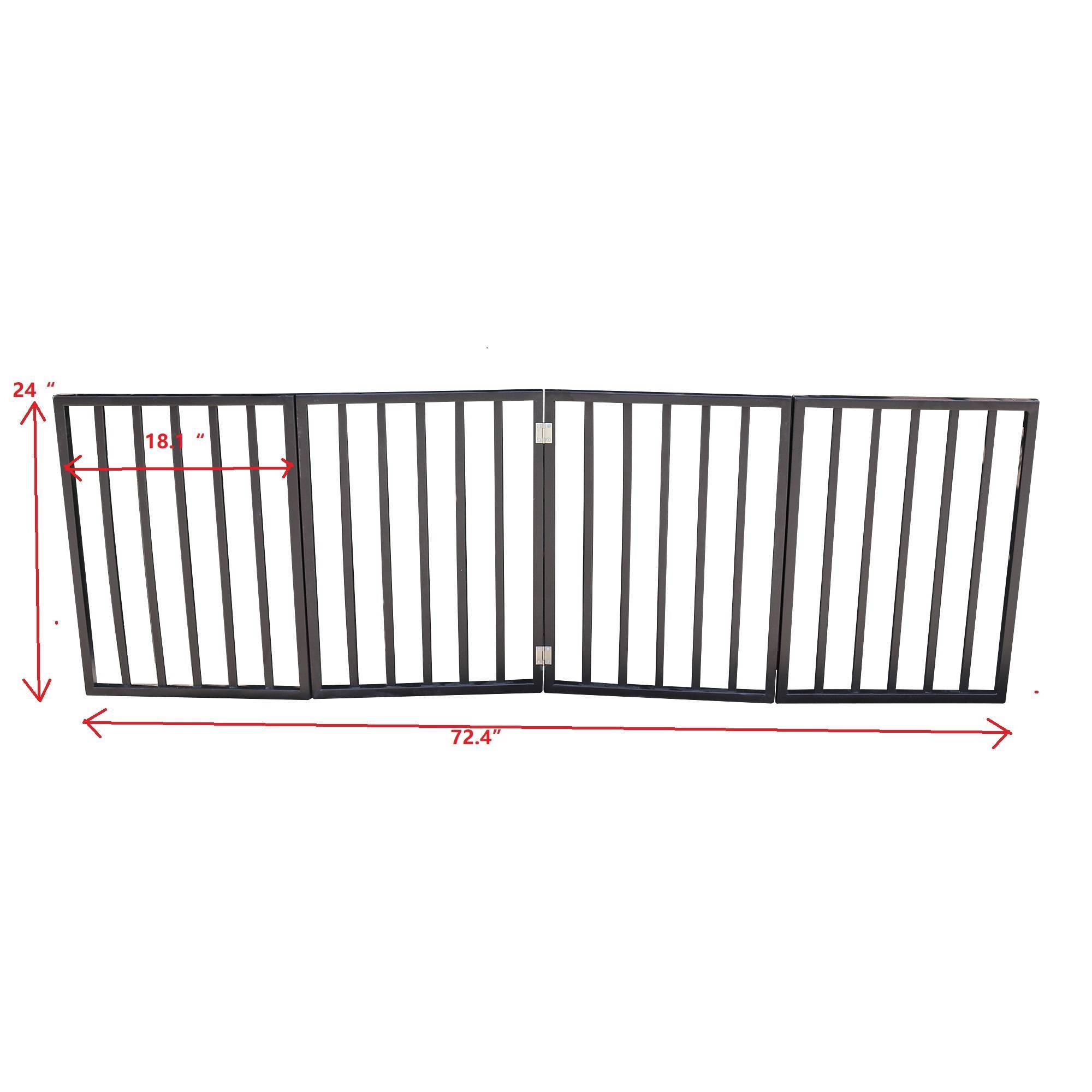 Pet Gate - Dog Gate For Doorways,Stairs Or House-standing, Folding - Image 10