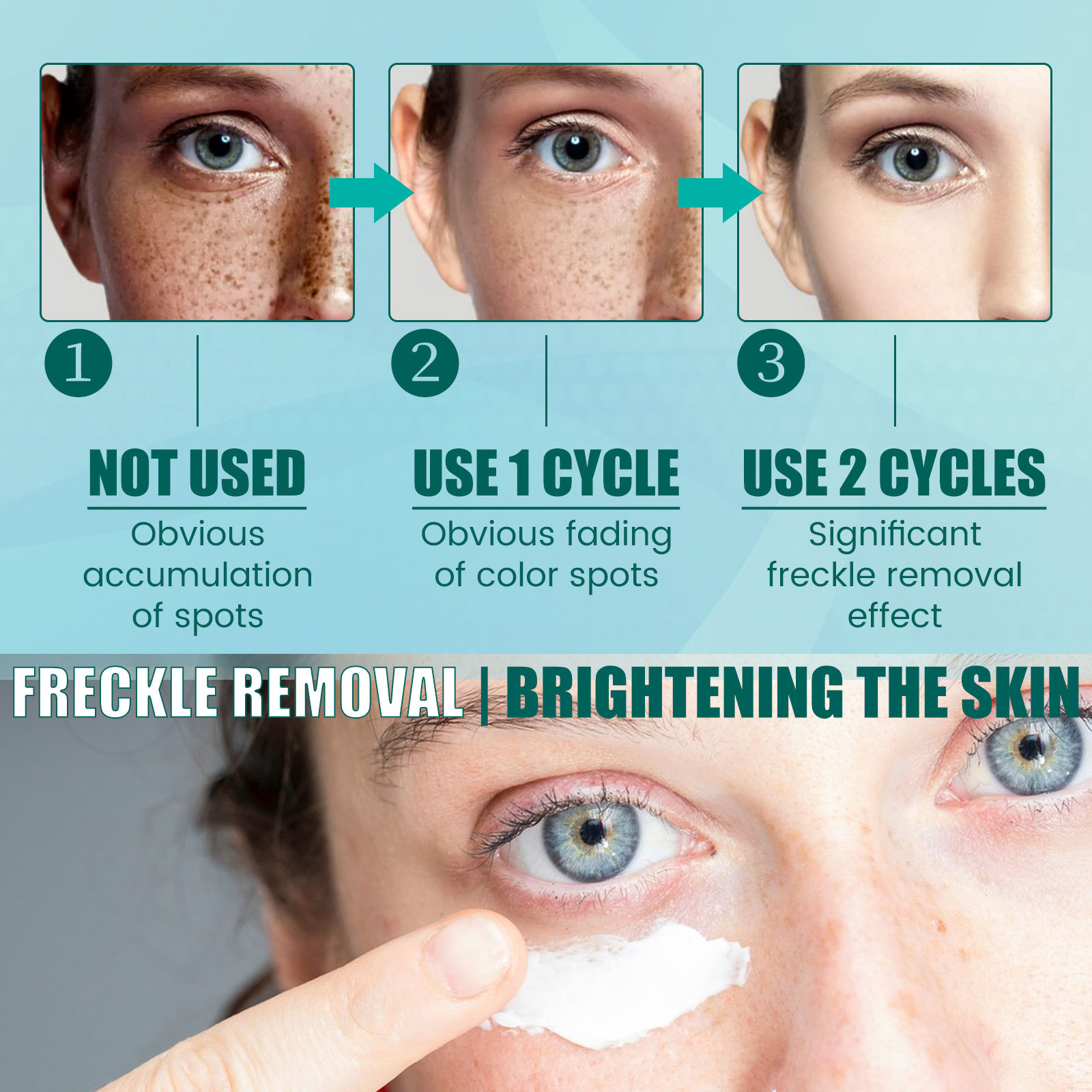 South Moon Brightening Spot Whitening Cream Moisturizing, Brightening, Firming, Fine Lines Fading, Staining And Beauty Cream - Image 5