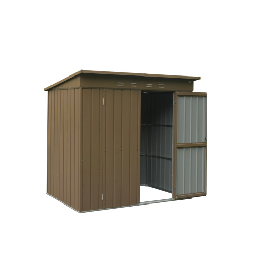 Outdoor Storage Shed 6x4 FT, Metal Tool Sheds Storage House With Lockable Double Door, Large Bike Shed Waterproof For Garden, Backyard, Lawn - Image 6
