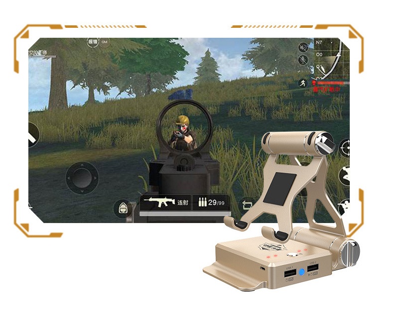 Compatible with Apple , Eat chicken artifact mouse keyboard mobile game controller - Image 4