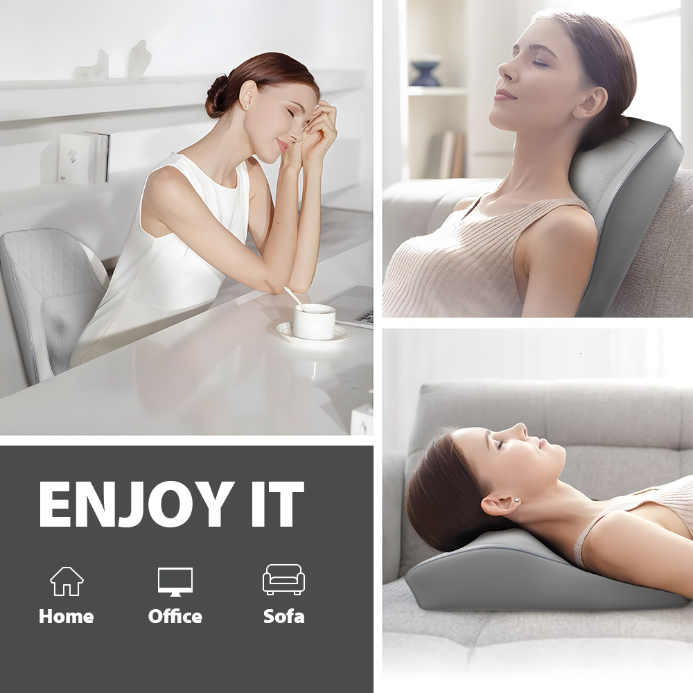 Waist & Back Full Body Massager, Heated Massager For Back, Neck, Shoulders & 3 Adjustments, - Image 7