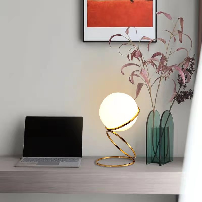 Modern Bedroom Bedside Ball Table Lamp - Image 5