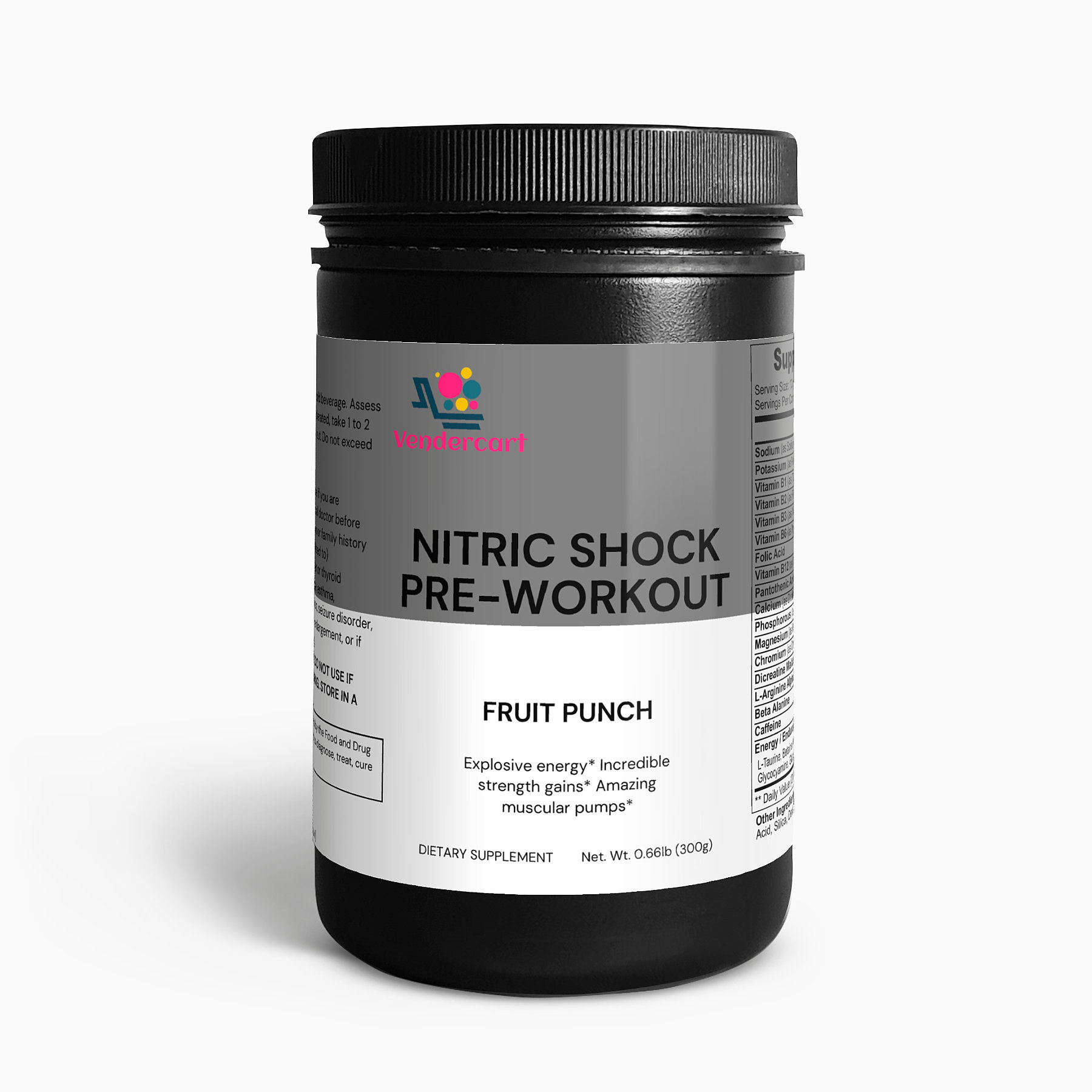 Nitric Shock Pre Workout Strength, Energy, Endurance, And Mental Focus Booster - Image 4