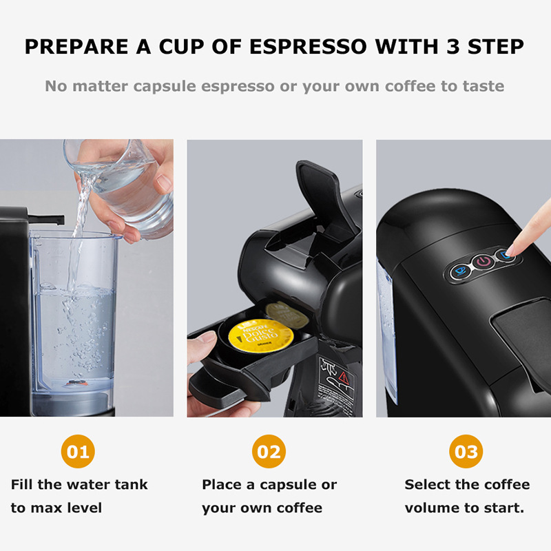 Multifunctional Italian Capsule Coffee Machine - Image 8