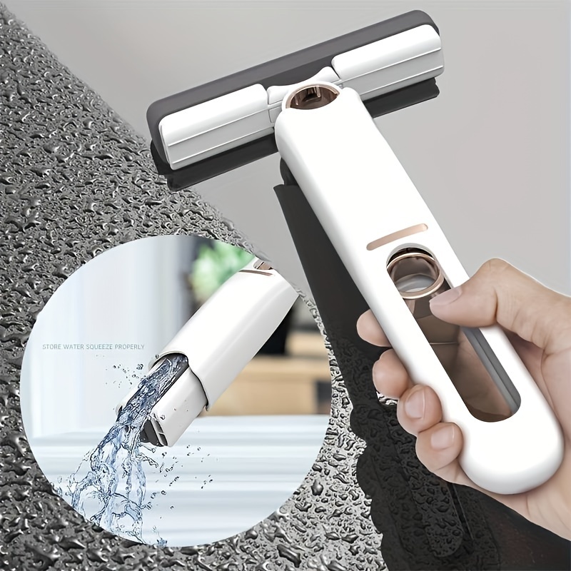New Portable Self-NSqueeze Mini Mop, Lazy Hand Wash-Free Strong Absorbent Mop Multifunction Portable Squeeze Cleaning Mop Desk Window Glass Cleaner Kitchen Car Sponge Cleaning Mop Home Cleaning Tools - Image 5