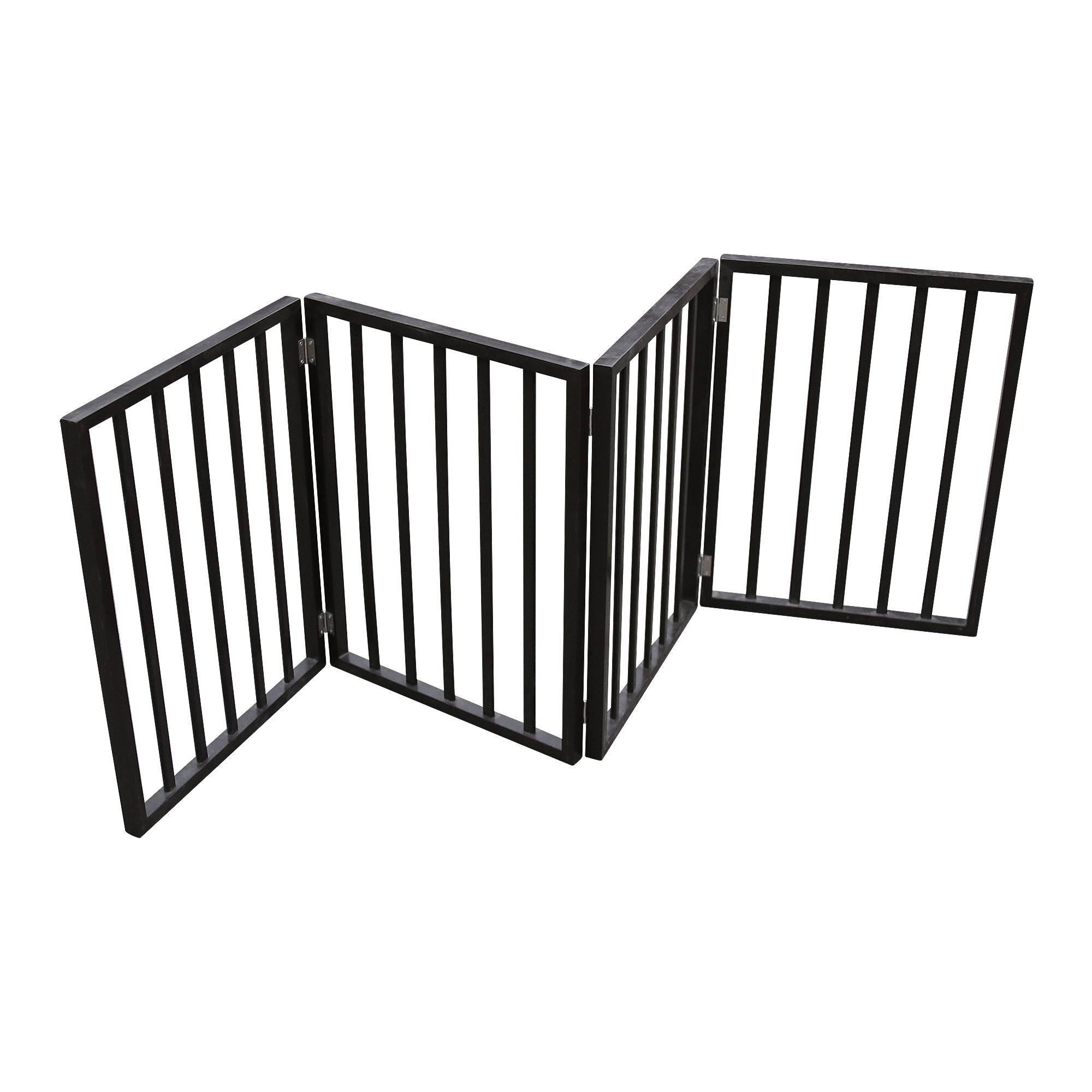 Pet Gate - Dog Gate For Doorways,Stairs Or House-standing, Folding - Image 9
