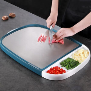 Multifunctional Stainless Steel Cutting Board Thickened Chopping Mildew Proof