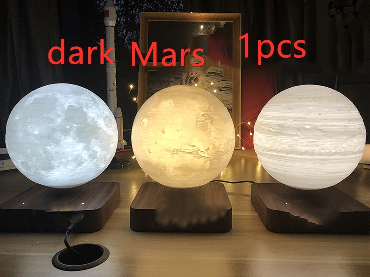 Magnetic Levitation Table Lamp Moon Light 3D Printing Planet Night Light - Image 9