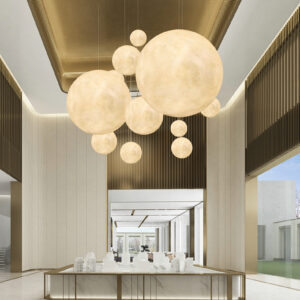 Net Celebrity Moon Bedroom Dining Hot Pot Restaurant Lobby Ball Chandelier