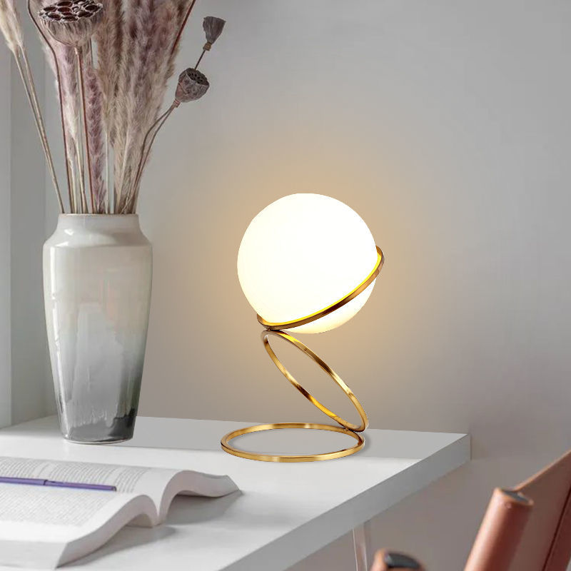 Modern Bedroom Bedside Ball Table Lamp - Image 8
