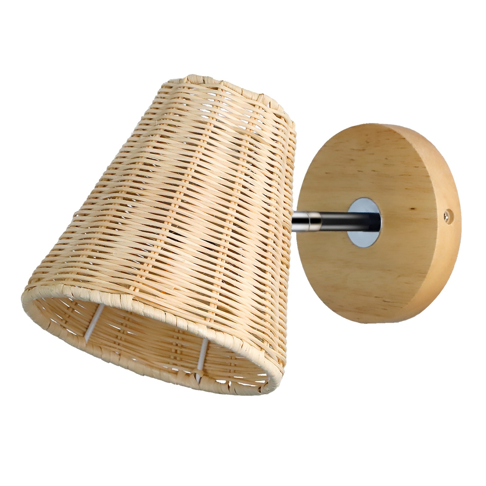 Rattan Wall Lamp Bedside Wall Lamp Mirror Front Lamp Rattan Wall Lamp - Image 5