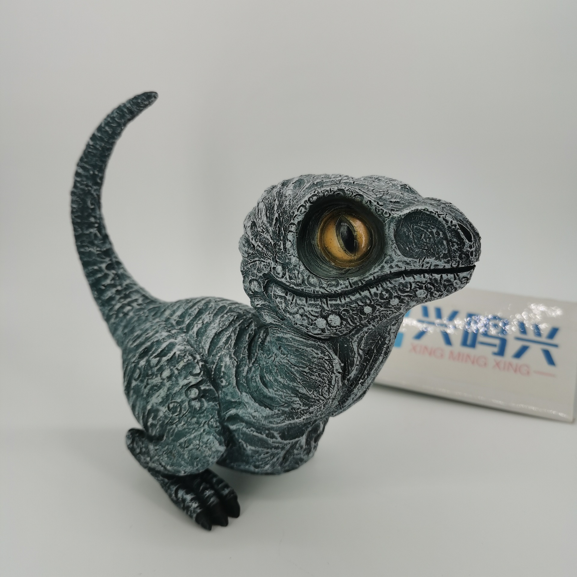 Cute Dinosaur Garden Statues Resin Velociraptor Ornament Realistic Dinosaur Statue For Garden Office Table Decor Kids Gifts - Image 10