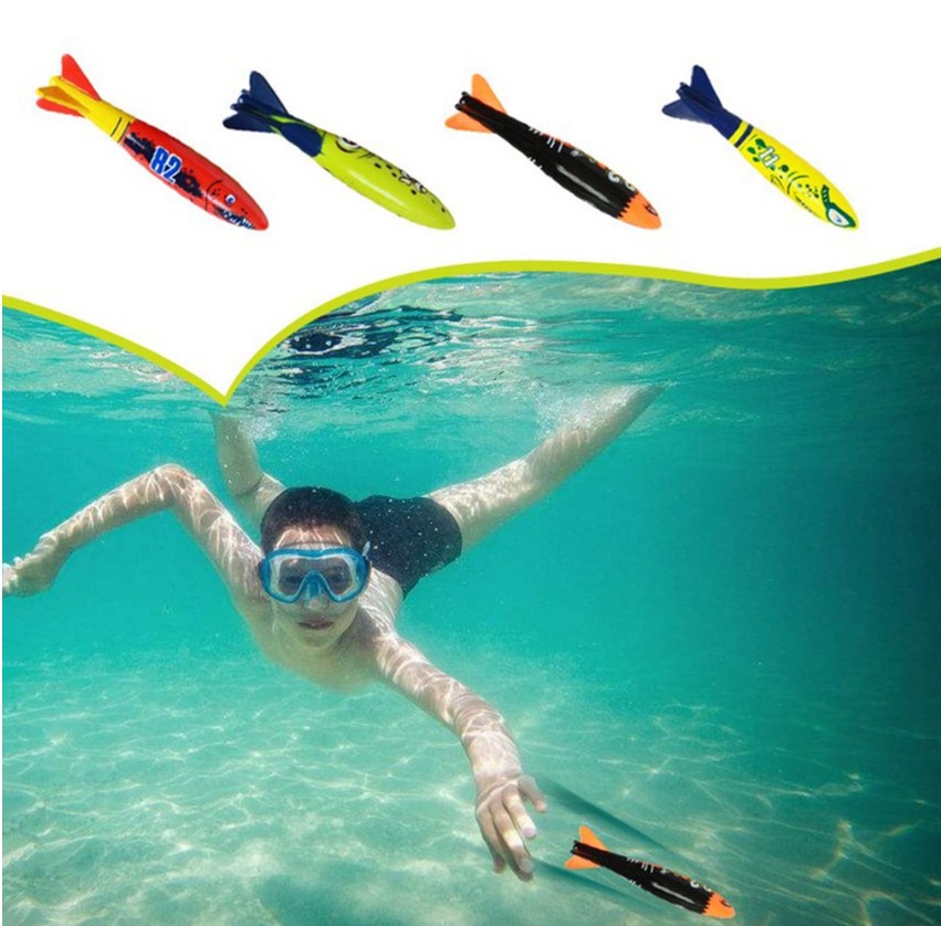 Diving Toy Swimming Pool Playing Diving Ring Torpedo Seaweed Suit - Image 2