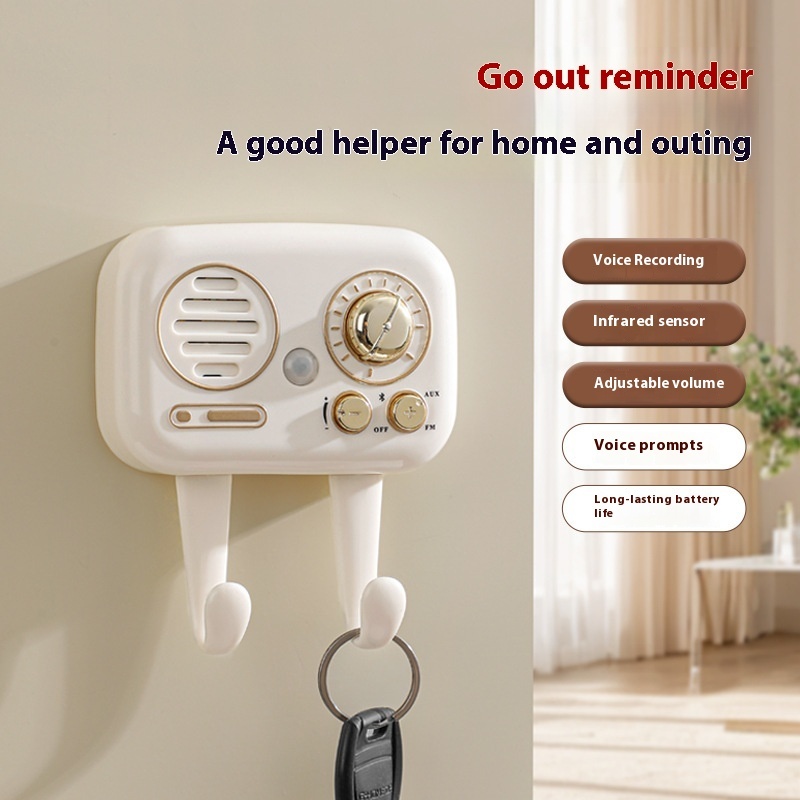 Exit Reminder Smart Voice Reminder Artifact Automatic Intelligent Induction To Go Out For People Forget Your Keys Sensor - Image 8